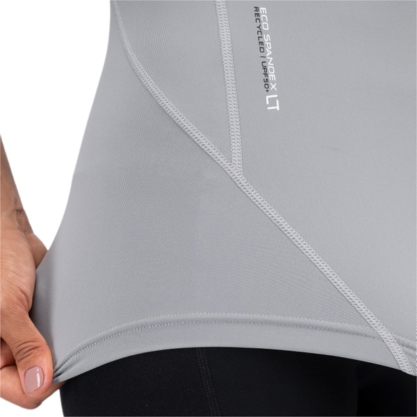 2026 Zhik Womens Eco Spandex LT Short Sleeve Baselayer Top DTP-0167-W-PLT - Platinum